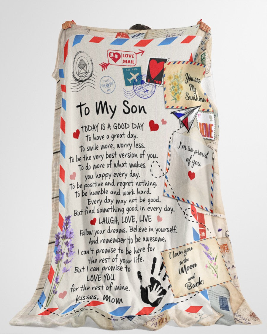 Special Gift For Your Son Blanket - From Mom