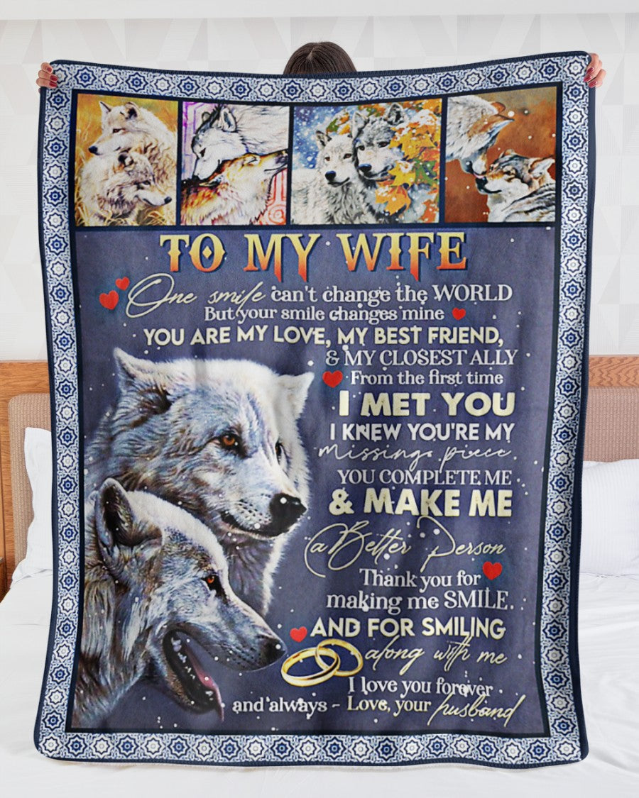 Special Gift For Your Wife Blanket - From Husband