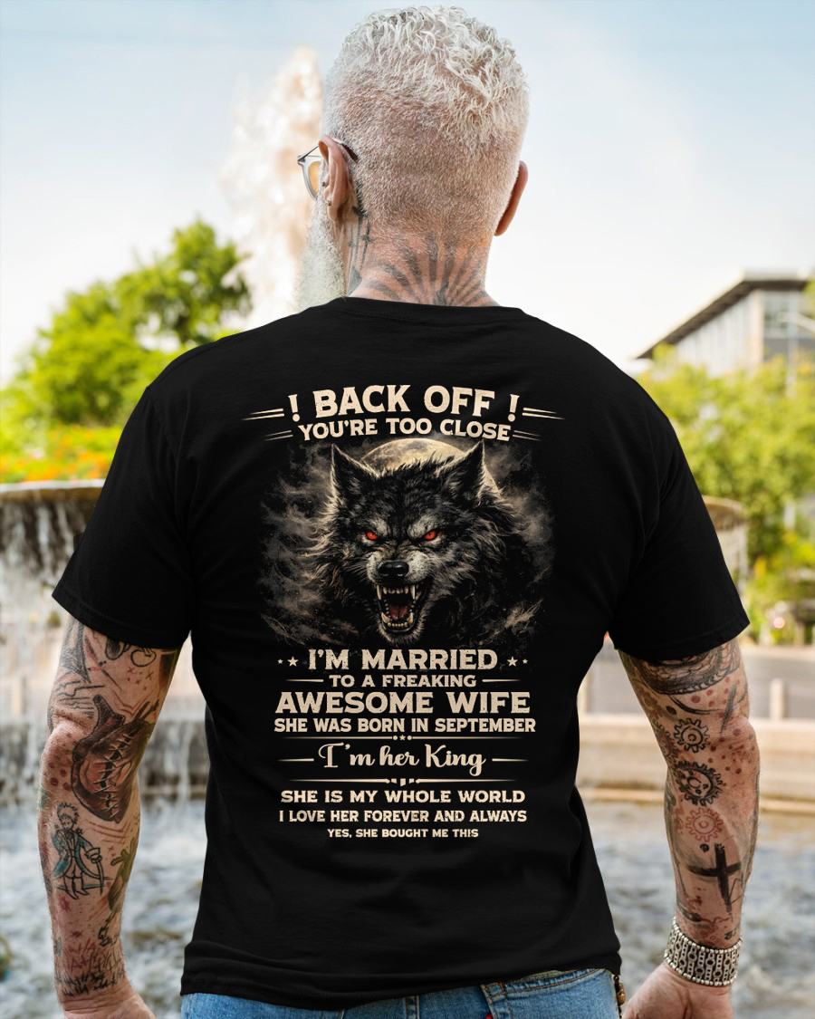 SEPTEMBER - BACK OFF! YOU'RE TOO CLOSE - GIFT FROM WIFE - NIKI09 (SKU26T-01-25-09)