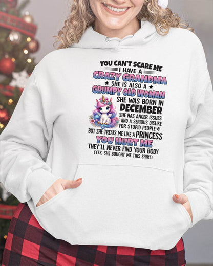 DECEMBER - YOU CAN'T SCARE ME - GIFT FROM GRANDMA - KATE12 (SKU09-106-12)