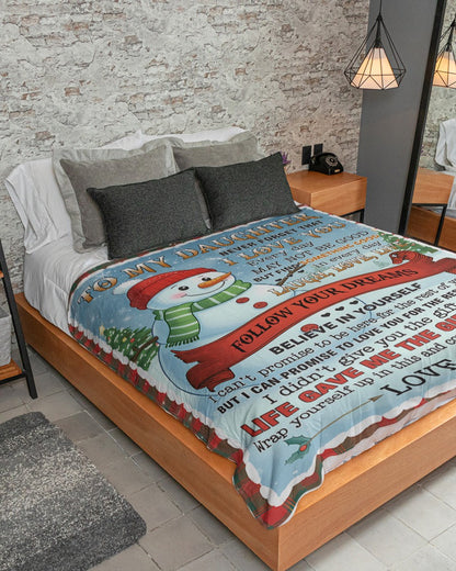 Special Gift For Your Daughter Blanket - From Dad (SKUB11-19)