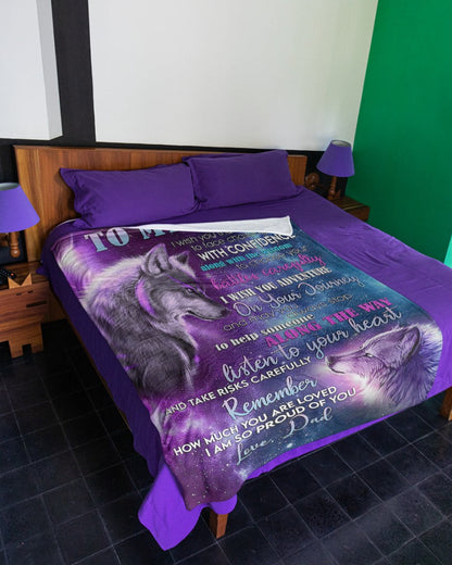 The Perfect Gift For Your Son Blanket - From Dad (SKUB10-BDOAN)