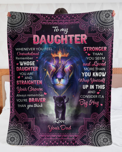 Special blanket for Daughter - From Dad blanket