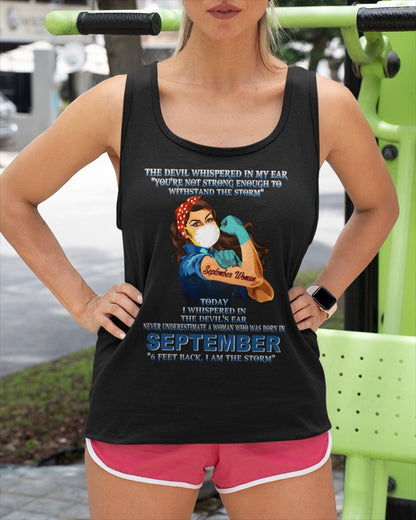 Never Underestimate A Woman Born In September – September Woman “I Am The Storm” - FMA / KATE09 (SKU12-322-09)