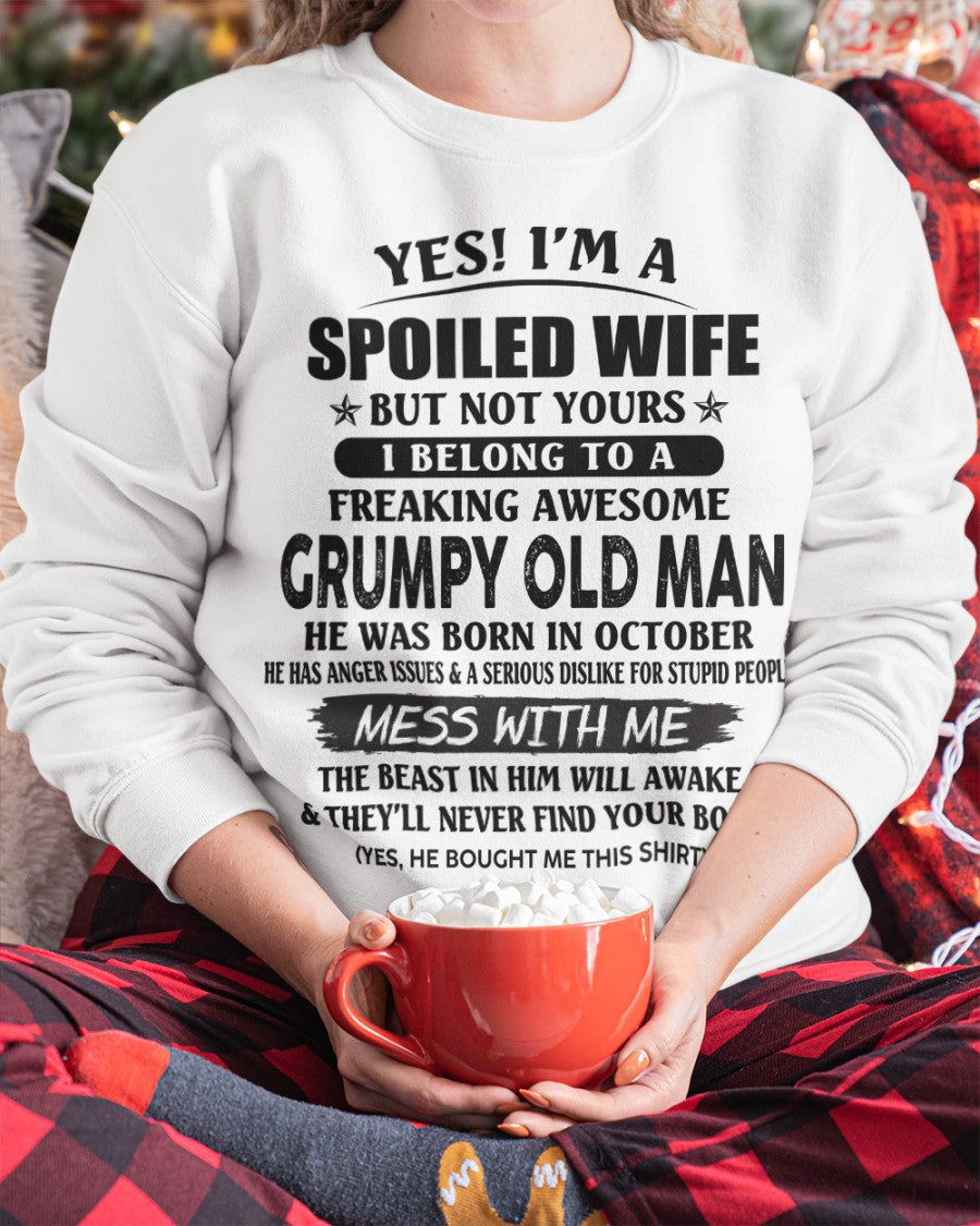 Grumpy Old Man October – Perfect gift for your wife – KATE10 (SKU08-63-10)