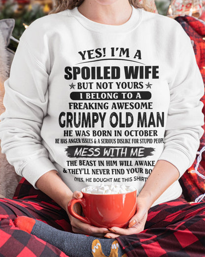 Grumpy Old Man October – Perfect gift for your wife – KATE10 (SKU08-63-10)