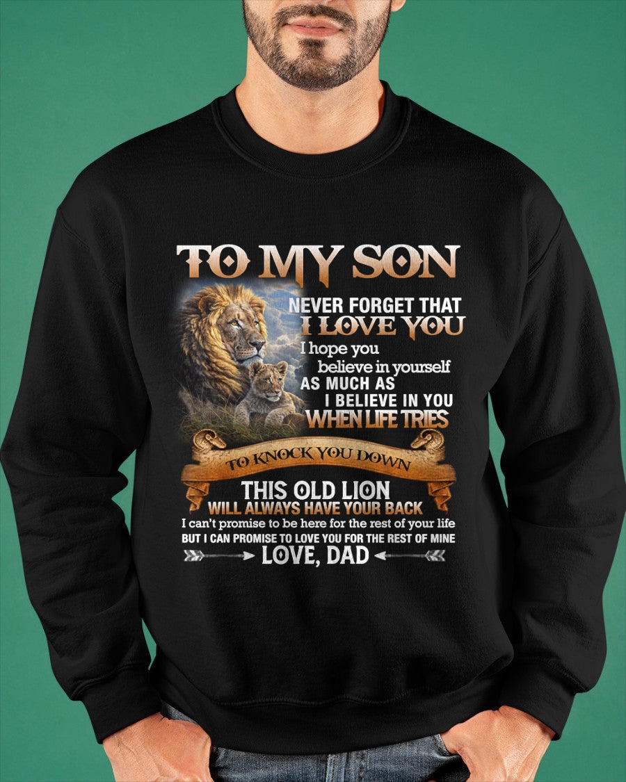 To My Son T-Shirt – Gift From Dad / Man - KATE00 (SKU12-76)