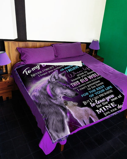 Special Gift For Your Daughter Blanket - From Dad