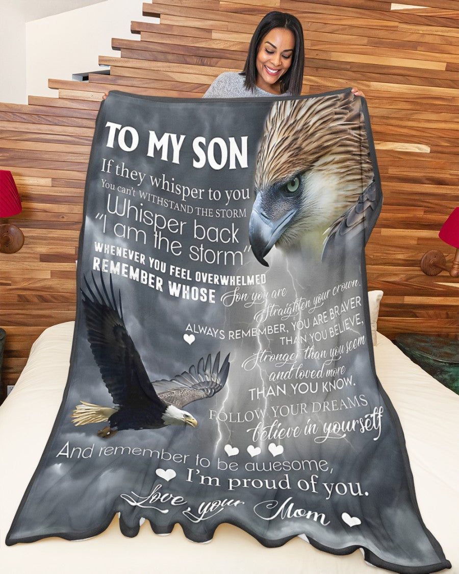 Special Gift for Your Son - From Mom Blanket (SKUB11-159)