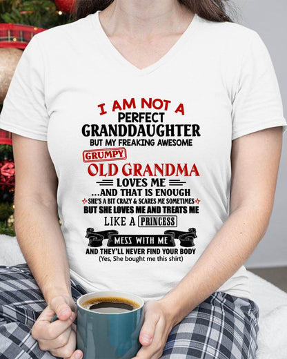 I AM NOT A PERFECT GRANDDAUGHTER  - GIFT FROM GRANDMA -NIKI00 - (SKU2606-381-00)