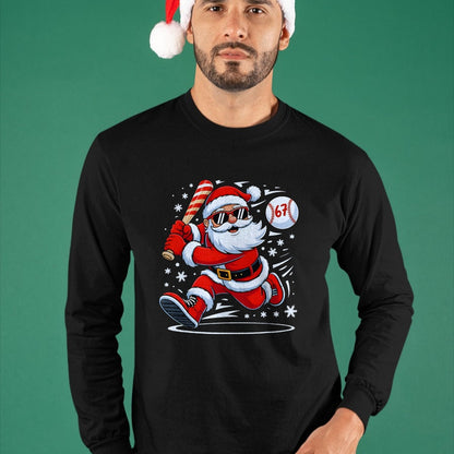 Funny Baseball Santa 67 Christmas Xmas Pajamas Boys T-Shirt - Christmas Unisex T-Shirt/Hoodie/Sweatshirt - HNDS00