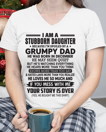 DECEMBER - I'M A STUBBORN DAUGHTER - FROM DAD TO DAUGHTER - KATE12 (SKU26T-01-52-12)