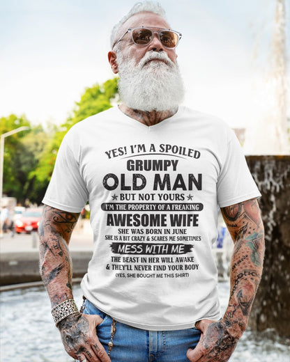 Awesome wife June - Perfect gift for your husband - KATE06 (SKU96-68-06)