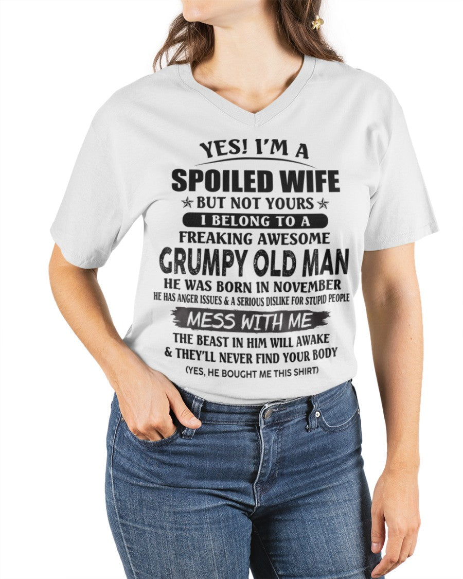 Grumpy Old Man November – Perfect gift for wife From Husband – NIKI11 (SKU08-63-11)