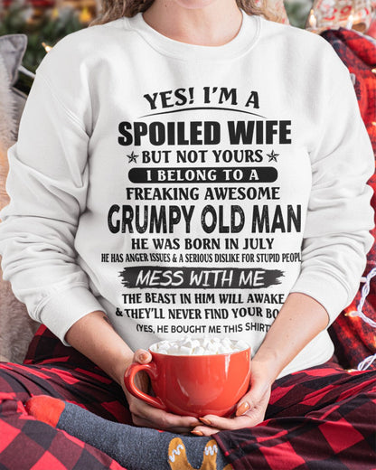 Grumpy Old Man July – Perfect gift for wife From Husband – NIKI07 (SKU08-63-07)