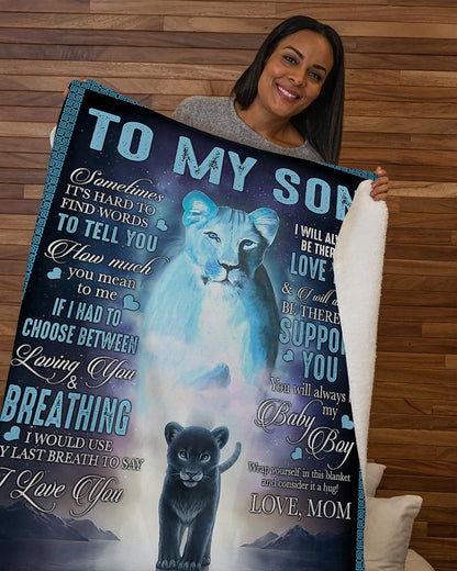 Perfect Gift For Son - from mom blanket (SKUB06-84)