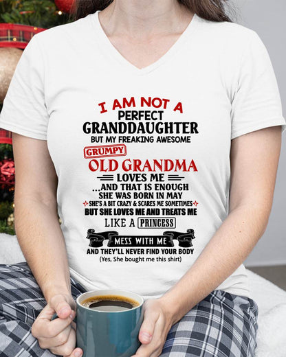 MAY - I AM NOT A PERFECT GRANDDAUGHTER  - GIFT FROM GRANDMA -NIKI05 - (SKU2606-381-05)