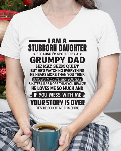 I'M A STUBBORN DAUGHTER - FROM DAD TO DAUGHTER - KATE01 (SKU26T-01-52-00)