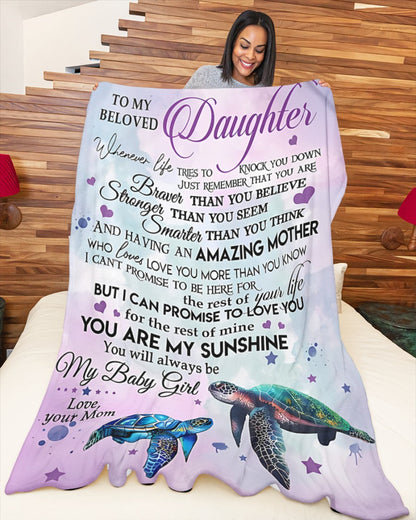 Special Gift For Your Daughter Blanket - From Mom