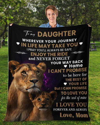 Special Gift For Your Daughter Blanket - From Mom (SKUB12-237)