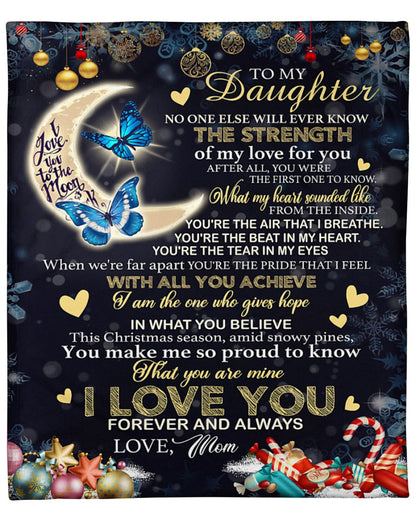 Special Gift For Your Daughter Blanket From Mom