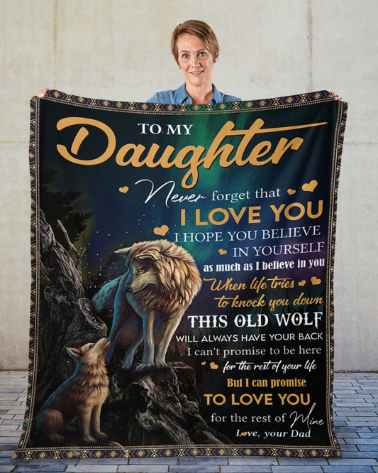 Special blanket for Daughter - From Dad blanket