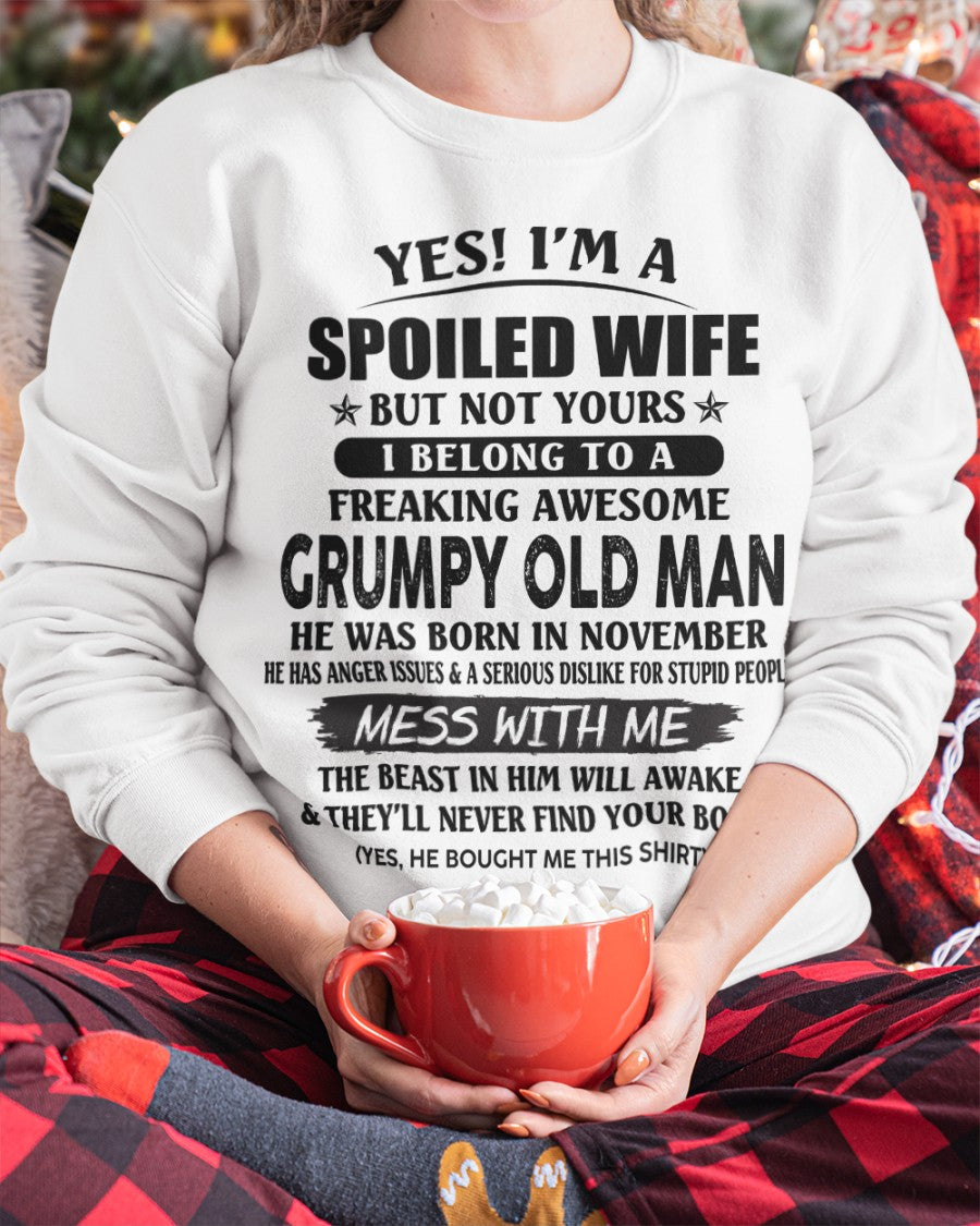 Grumpy Old Man November – Perfect gift for wife From Husband – NIKI11 (SKU08-63-11)