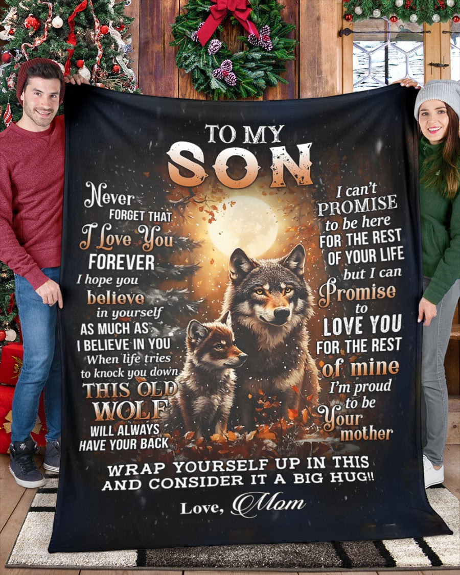 Special Gift For Your Son Blanket - From Mom FULL (SKUB12-67)