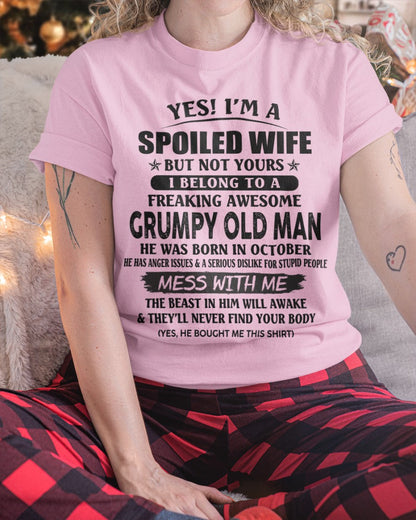 Grumpy Old Man October – Perfect gift for your wife – KATE10 (SKU08-63-10)