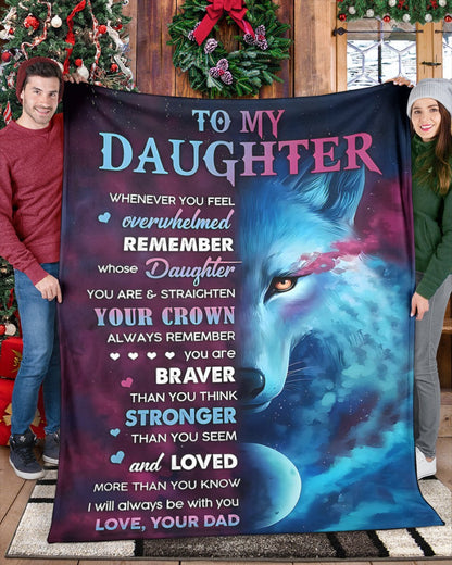 Special Gift For Your Daughter Blanket - From Dad (SKUB11-58) FULL