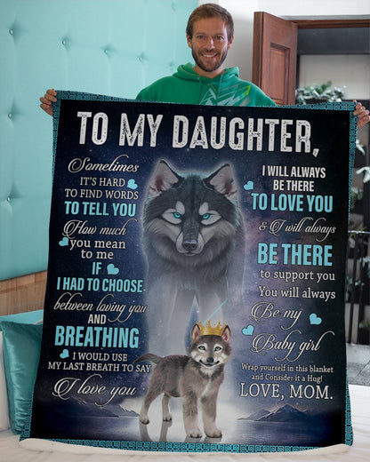 Special Gift For Your Daughter Blanket - From Mom