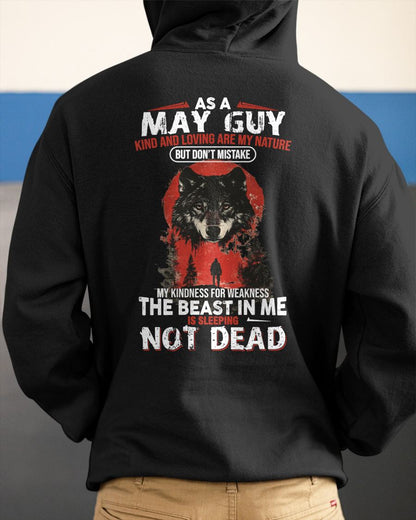MAY - KIND AND LOVING ARE MY NATURE - BIRTHDAY T-SHIRT FOR MEN - KATE05 (SKU26T-01-17-05)