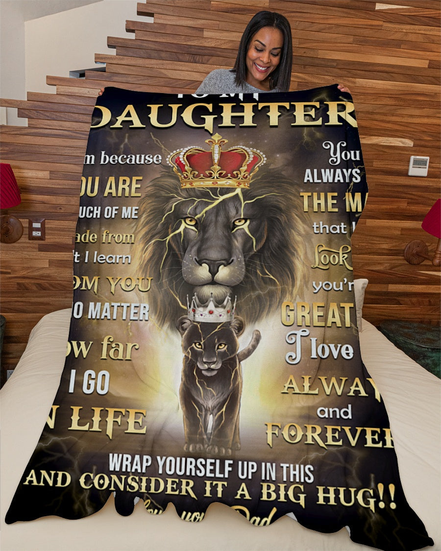 Special blanket for Daughter - From Dad blanket