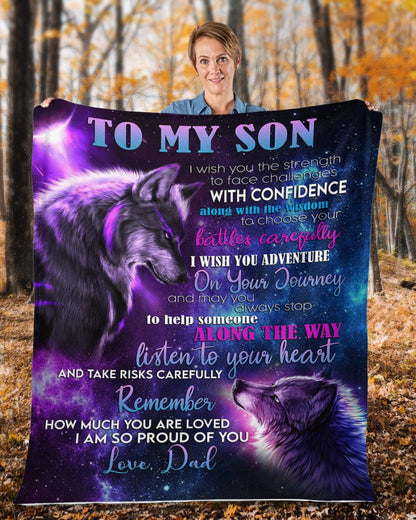 The Perfect Gift For Your Son Blanket - From Dad (SKUB10-BDOAN)