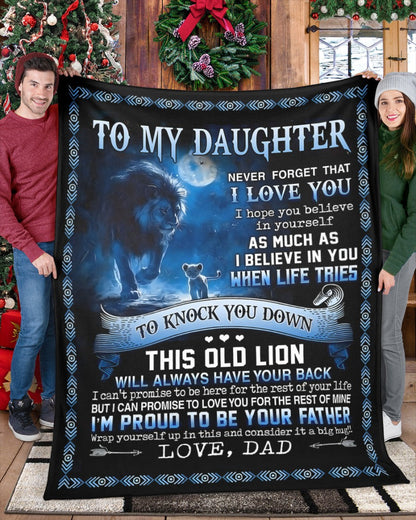 Special Gift for Your Daughter - From Dad Blanket (SKUB12-66)