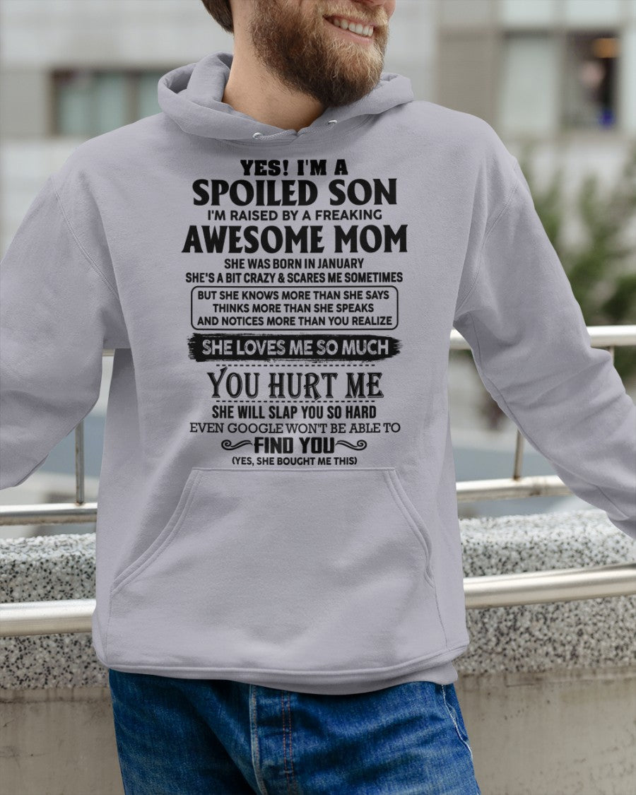 January - Awesome Mom - Perfect Gift For Your Son From Mom - KATE01 (SKU-SPW-01)