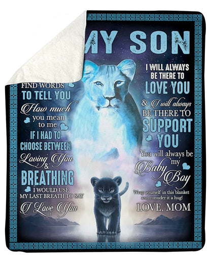 Special Gift For Your Son Blanket - From Mom