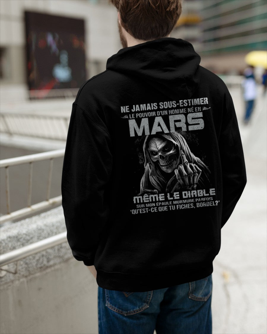 NE JAMAIS SOUS-ESTIMER LE POUVOIR D'UN HOMME NÉ EN MARS Fr03 male (SKU08-61-03)