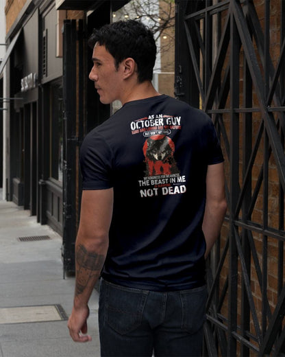 OCTOBER - KIND AND LOVING ARE MY NATURE - BIRTHDAY T-SHIRT FOR MEN - NIKI10 (SKU26T-01-17-10)