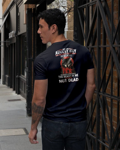 AUGUST - KIND AND LOVING ARE MY NATURE - BIRTHDAY T-SHIRT FOR MEN - NIKI08 (SKU26T-01-17-08)