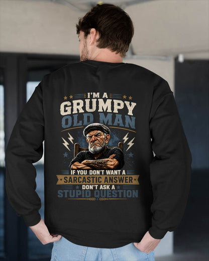 I'M A GRUMPY OLD MAN - T SHIRT- GIFT FOR MEN -NIKI (SKU2607-336)