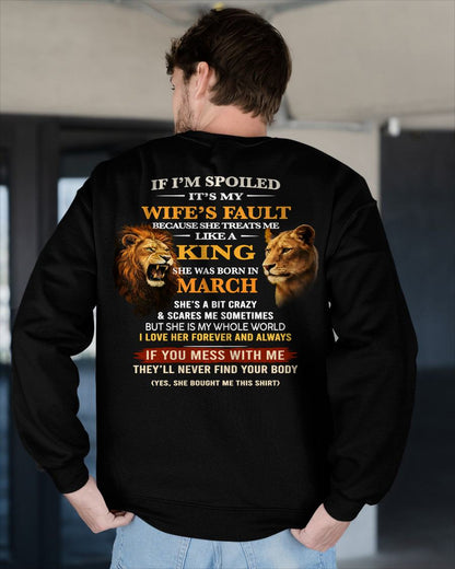 MARCH - SPOILED HUSBAND - GIFT FROM WIFE - NIKI03 (SKU26T-01-60-03)