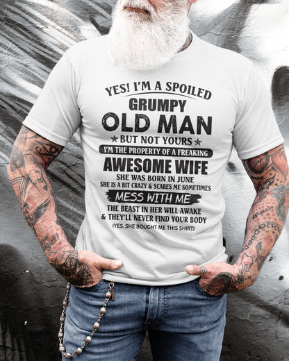 Awesome wife June - Perfect gift for your husband - KATE06 (SKU96-68-06)