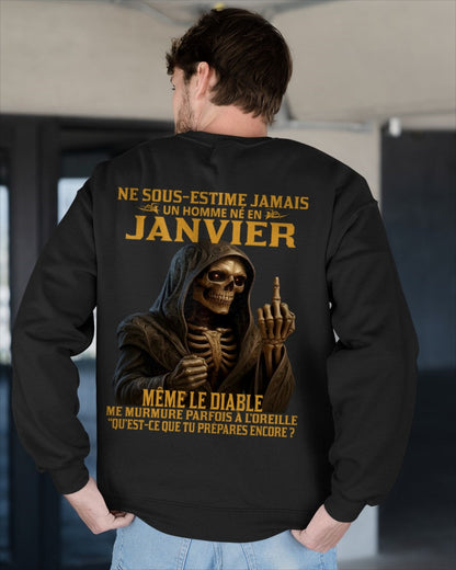 NE SOUS-ESTIME JAMAIS UN HOMME NÉ EN JANVIER Fr01 KATE01 male (SKU12-305-01)