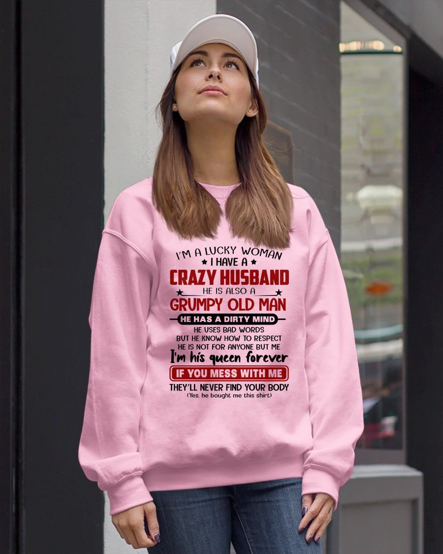 TO MY WIFE - I'M A LUCKY WOMAN - GIFT FROM HUSBAND - NIKI00 (SKU12-282-00)