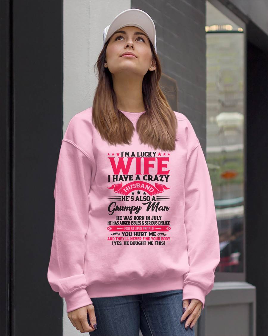JULY - TO MY WIFE - I'M A LUCKY WIFE - GIFT FROM HUSBAND - NIKI07 (SKU10-136-07)