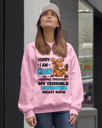 SORRY I AM CRANKY - BIRTHDAY SHIRT FOR WOMEN - KATE00 (SKU12-249)