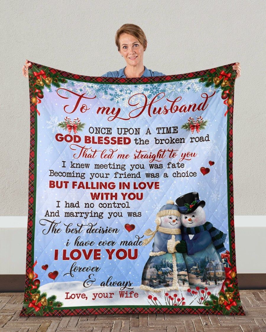 BLANKET FOR HUSBAND FROM WIFE – XMAS GIFT FULL