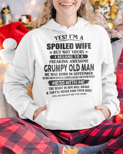 Grumpy Old Man September – Perfect gift for your wife From Husband – KATE09 (SKU08-63-09)