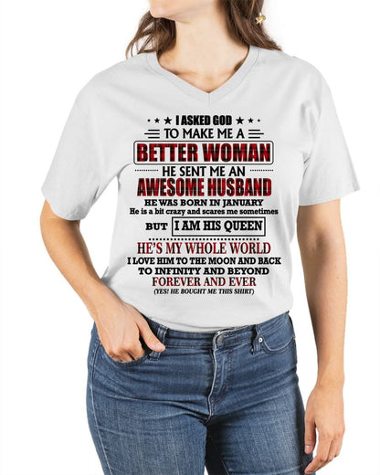 JANUARY - GOD SENT ME AN AWESOME HUSBAND - GIFT FROM HUSBAND - NIKI01 (SKU12-321-01)